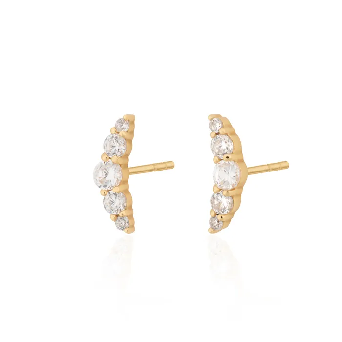 Hannah Martin Sparkling Helix Stud Earrings Scream Pretty Earrings