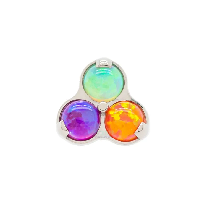 Industrial Strength IS Necklaces threadless Opals in Trinity Menage a Trois End custom color combos