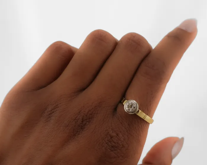 Isadoras LD Vintage Old EuropeanCut Diamond Solitaire Rings Isadoras LD Vintage Old EuropeanCut Diamond Solitaire Rings