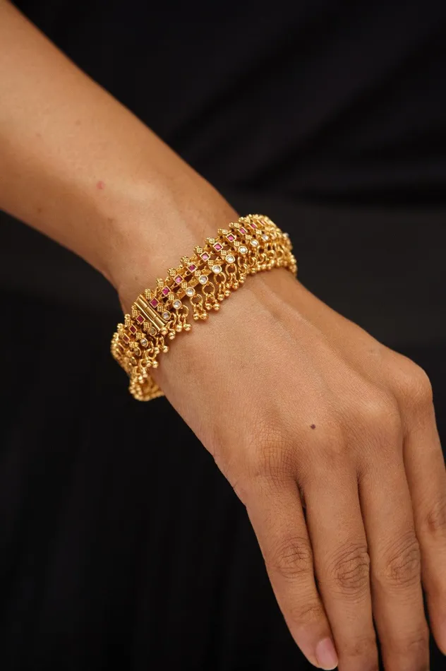 Kanchana Gold Openable Bangle Sone Pe Suhaga Collection attrangi Bracelets