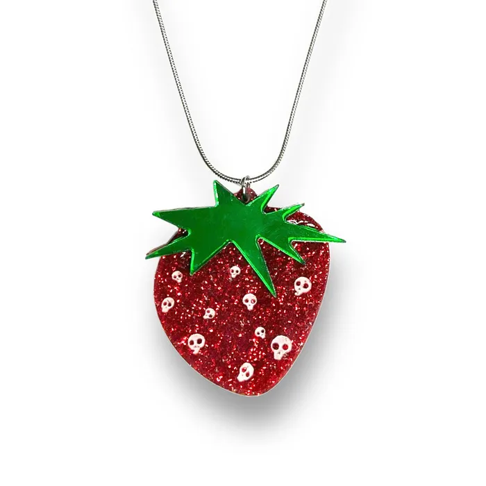 Last Chance Emily The Strange Skullberry Necklace VincaUSA Necklaces