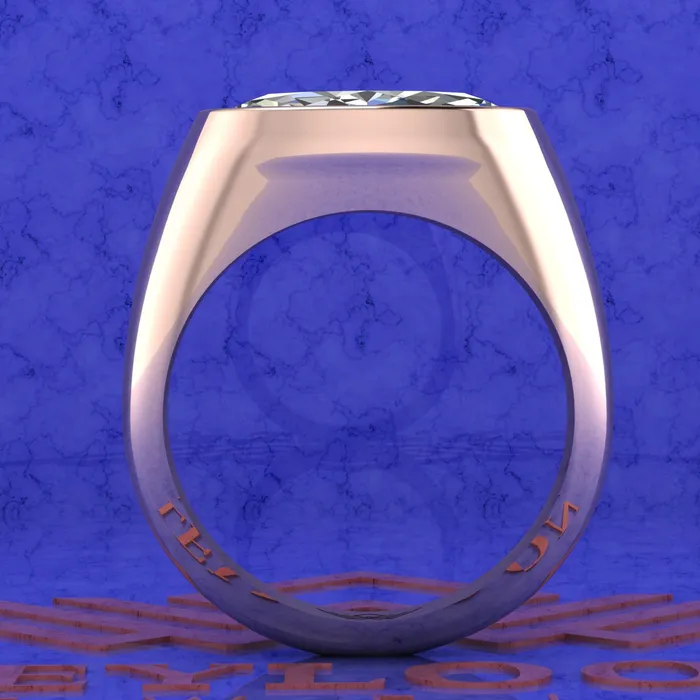 Leyloon Jewelry Rings 32 CT Marquise Cut Bazel Mans Moissanite Engagement Ring D Color