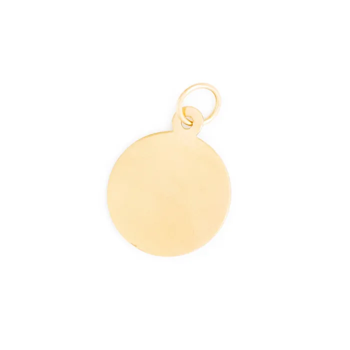 Libra TriColor 10k Gold Zodiac Charm Vintage Earrings