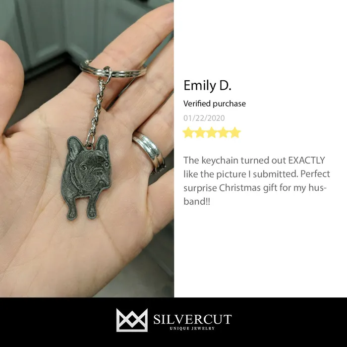 LifeLike Keychain Silvercut Original Earrings LifeLike Keychain Silvercut Original Earrings