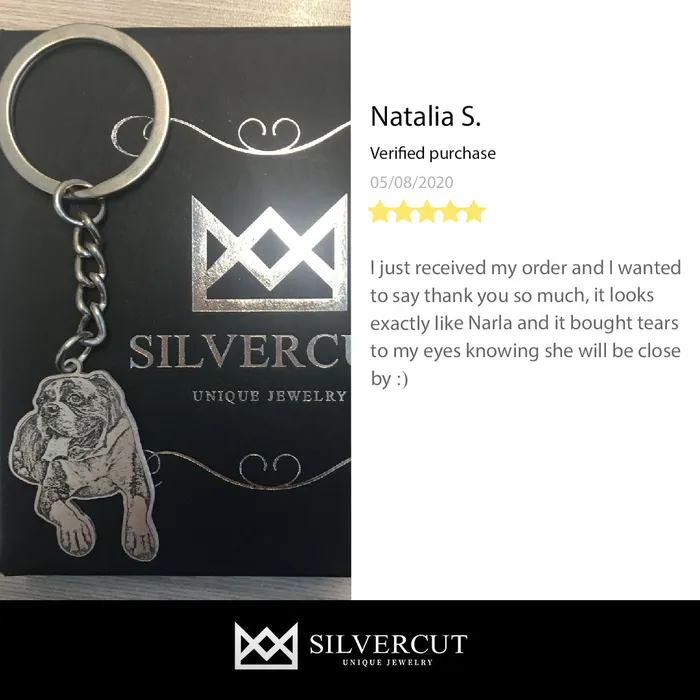 LifeLike Keychain Silvercut Original Earrings LifeLike Keychain Silvercut Original Earrings