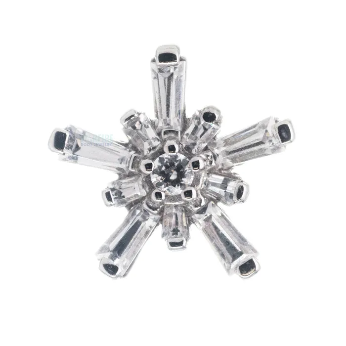 Mininova Supernova Threaded End in Gold with White CZs Body Vision BVLA Necklaces