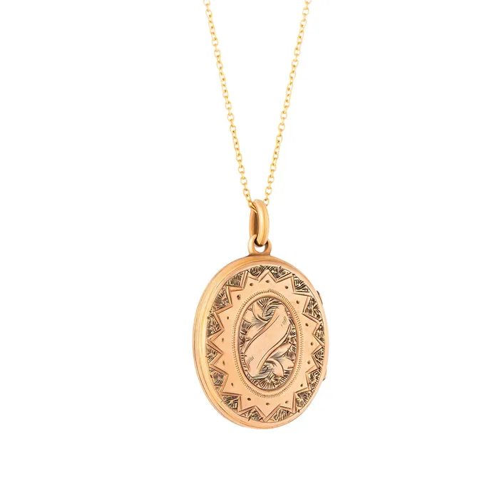 Necklaces Antique English Victorian Enamel Pearl Garnet and 9k Gold Horseshoe Locket