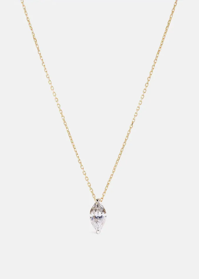 Necklaces KATKIMfinejewelry ternal Marquise Diamond Necklace