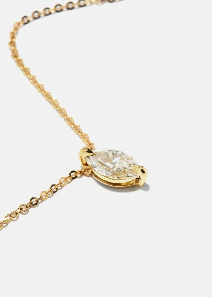 Necklaces KATKIMfinejewelry ternal Marquise Diamond Necklace