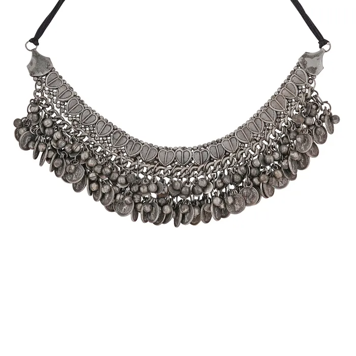 Necklaces Teejh Teejh Sangeeta Oxidised Necklace
