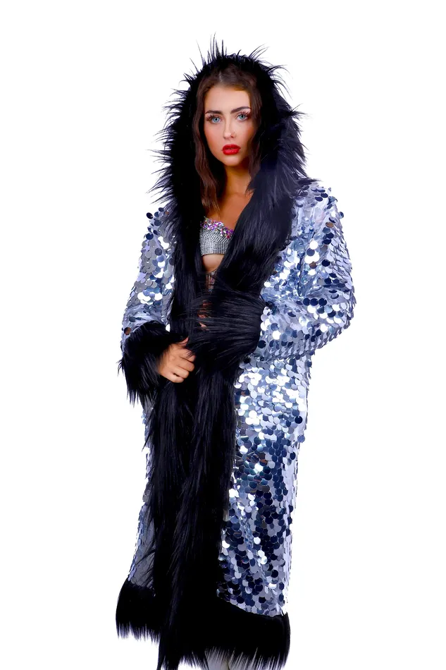 Necklaces THE LUMI SHOP Forever Midnight Disco Fuzzy Jacket Necklaces THE LUMI SHOP Forever Midnight Disco Fuzzy Jacket