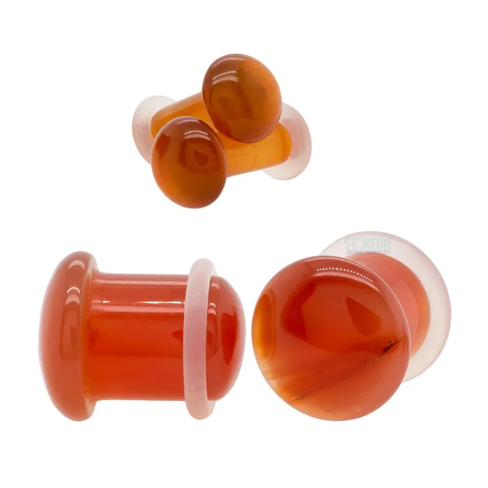 Oracle Body Jewelry Rings Stone Plugs Thunder Egg Agate
