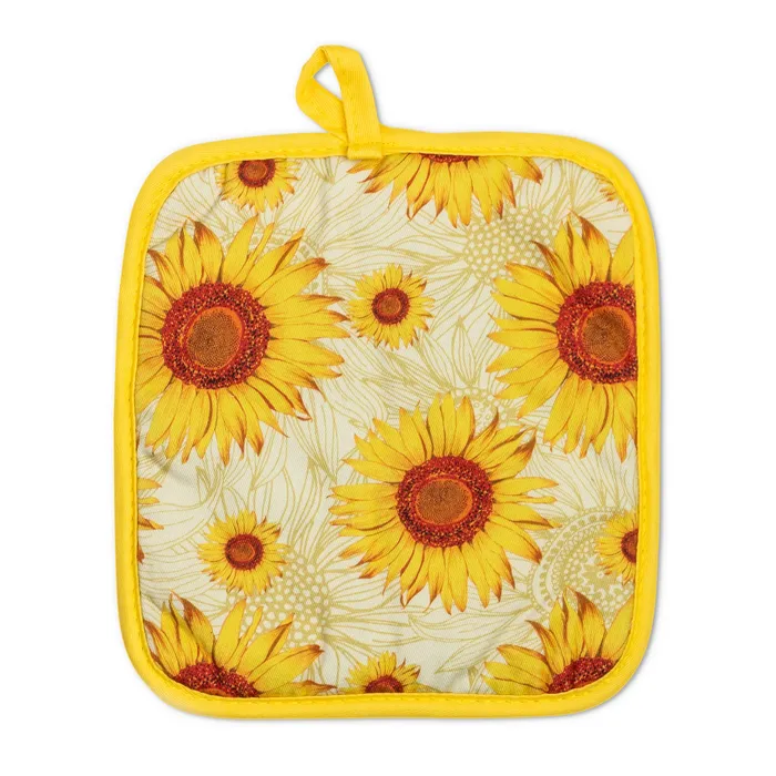 Oven Mitts Co Summer Sunflowers Oven Mitts And Potholder Set Earrings