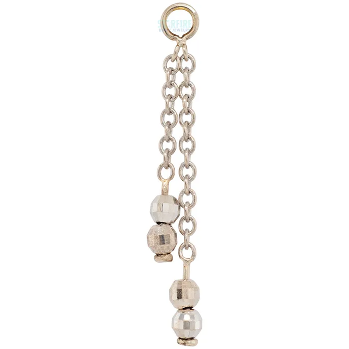 Panic at the Duo Chain Charm in Gold SO Fine Jewelry Earrings