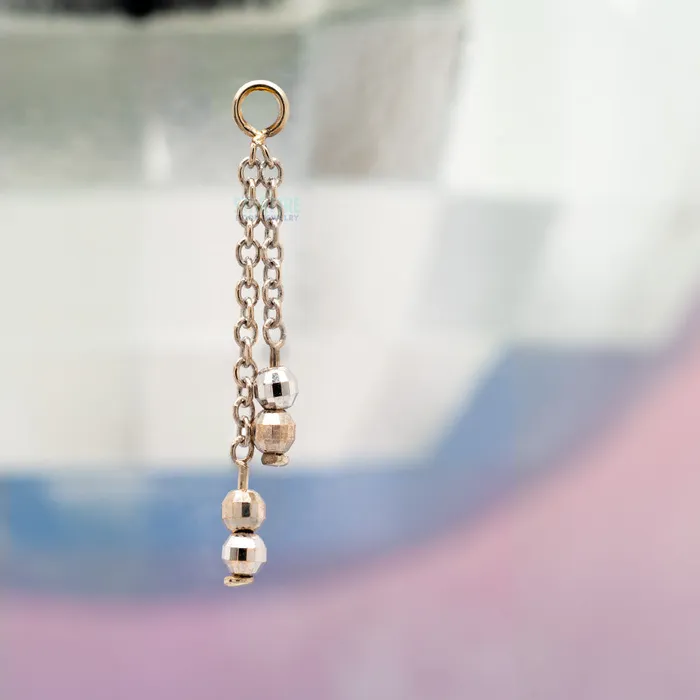 Panic at the Duo Chain Charm in Gold SO Fine Jewelry Earrings
