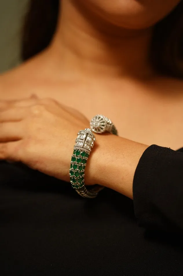 Rachel Diamond Statement Bracelet attrangi Bracelets