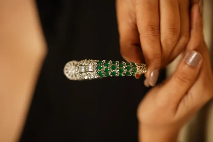 Rachel Diamond Statement Bracelet attrangi Bracelets Rachel Diamond Statement Bracelet attrangi Bracelets