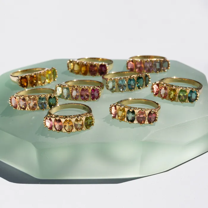 Rings Fox Bond Originals The FB Confetti Ombre Ring IN STOCK