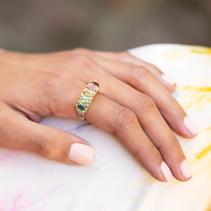 Rings Fox Bond Originals The FB Confetti Ombre Ring IN STOCK