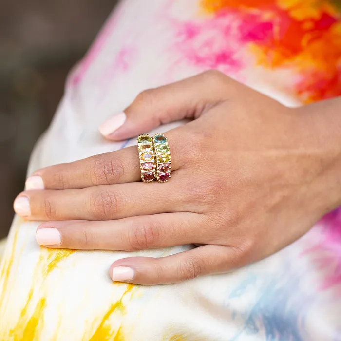 Rings Fox Bond Originals The FB Confetti Ombre Ring IN STOCK
