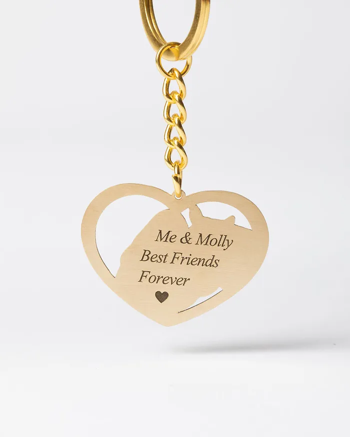 Rings Silvercut Original Halo Heart Keychain Rings Silvercut Original Halo Heart Keychain