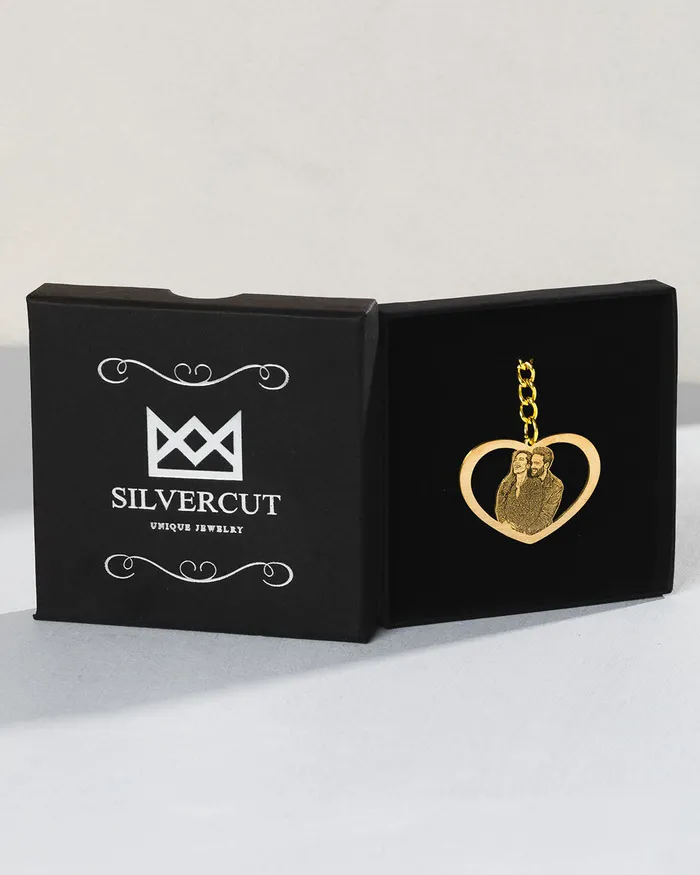 Rings Silvercut Original Halo Heart Keychain Rings Silvercut Original Halo Heart Keychain