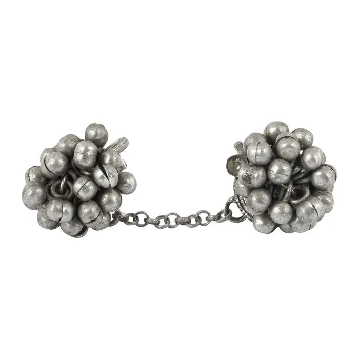 Rings Teejh Mawra Silver Oxidised Ghungroo Ring Teejh