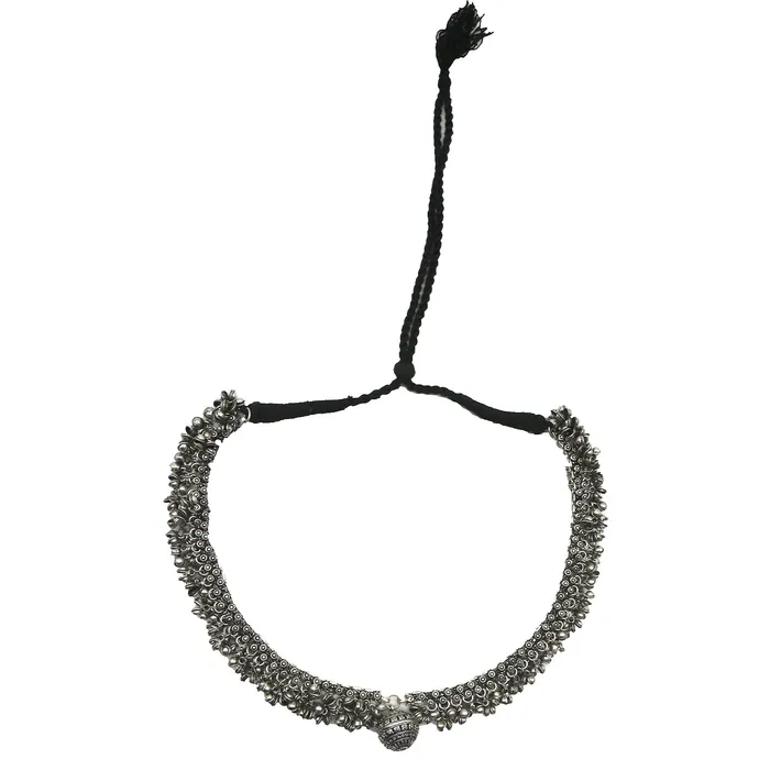 Rings Teejh Teejh Krishika Metallic Silver Oxidized Jewelry Gift Set