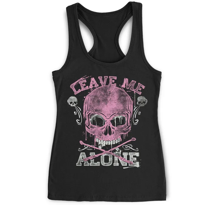 Rings teelaunch Skullistic Leave Me Alone Skull Pink