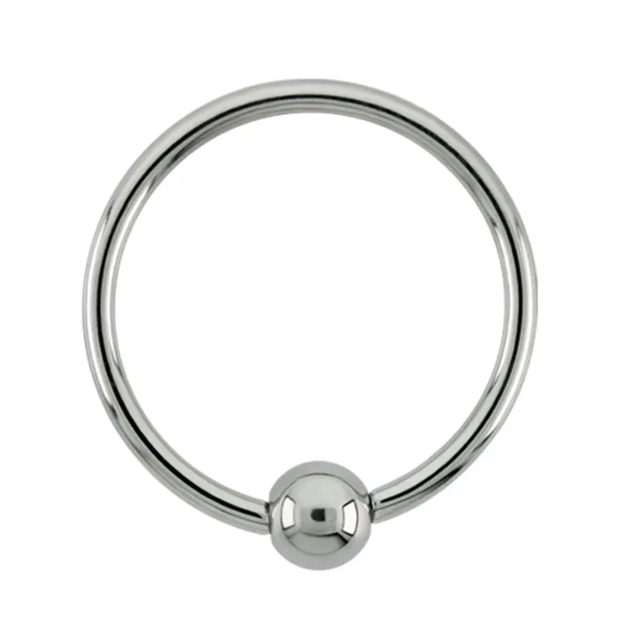 Rings Titanium Ultra Premium Captive Bead Ring CBR High Polish LeRoi