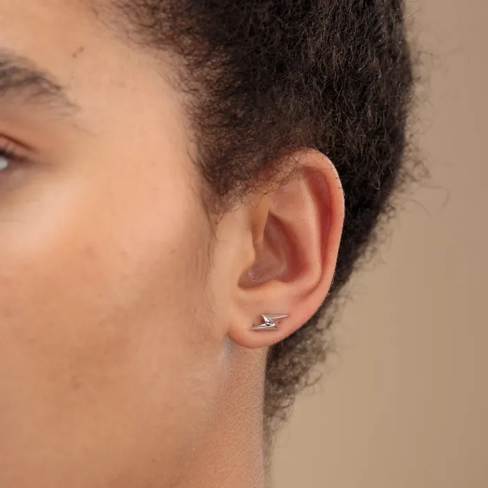 Scream Pretty Earrings Lightning Ear Climber Earrings