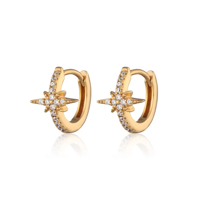 Scream Pretty Earrings Starburst Huggie Earrings