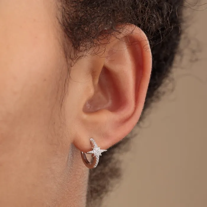 Scream Pretty Earrings Starburst Huggie Earrings