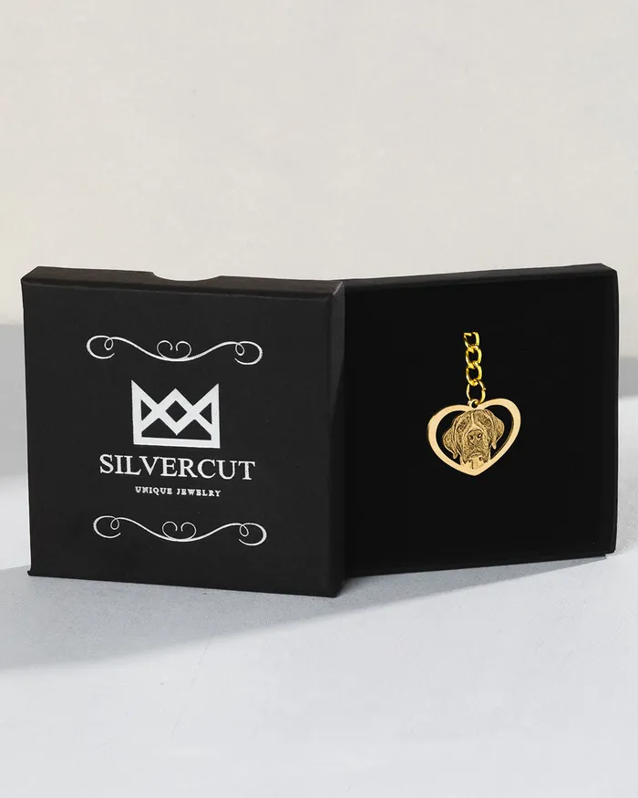 Silvercut Original Rings Halo Heart Keychain Silvercut Original Rings Halo Heart Keychain