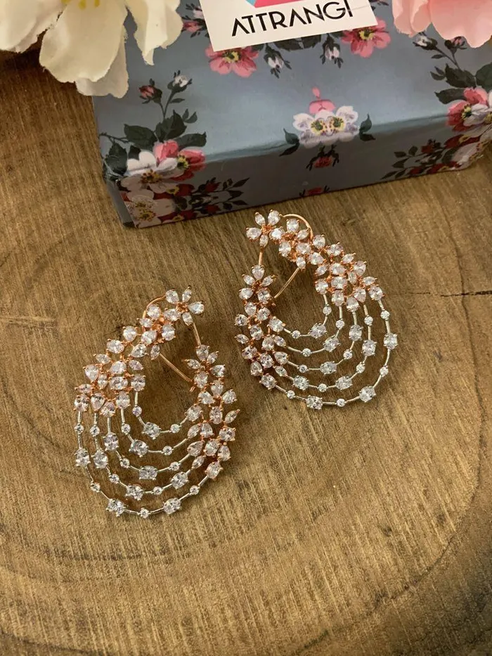 Snowflake Floral Earrings attrangi1 Earrings