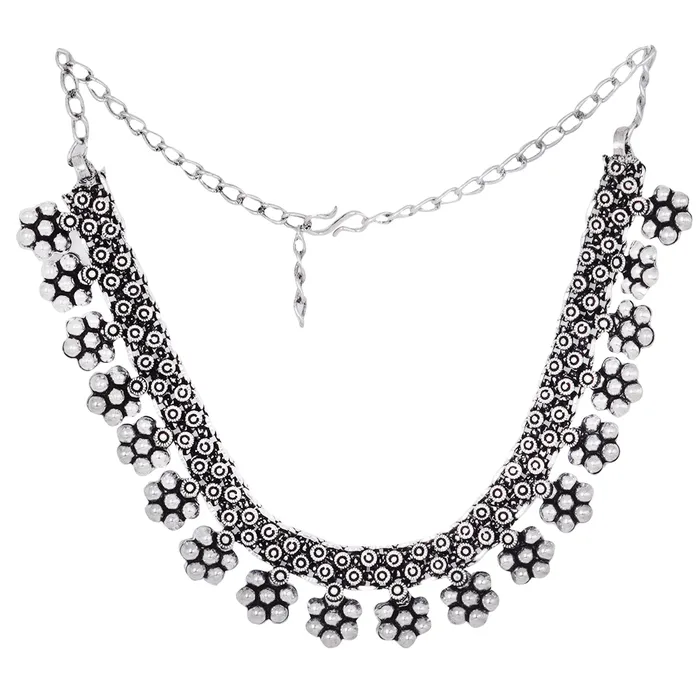 Teejh Chutu Oxidised Silver Jewellery Gift Set Teejh Rings