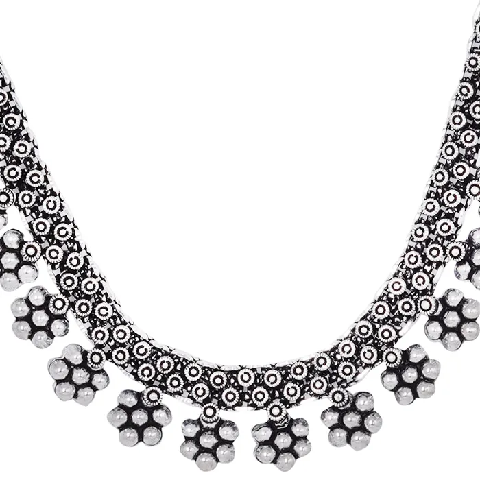 Teejh Chutu Oxidised Silver Jewellery Gift Set Teejh Rings