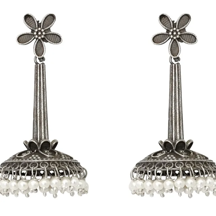 Teejh Chutu Oxidised Silver Jewellery Gift Set Teejh Rings