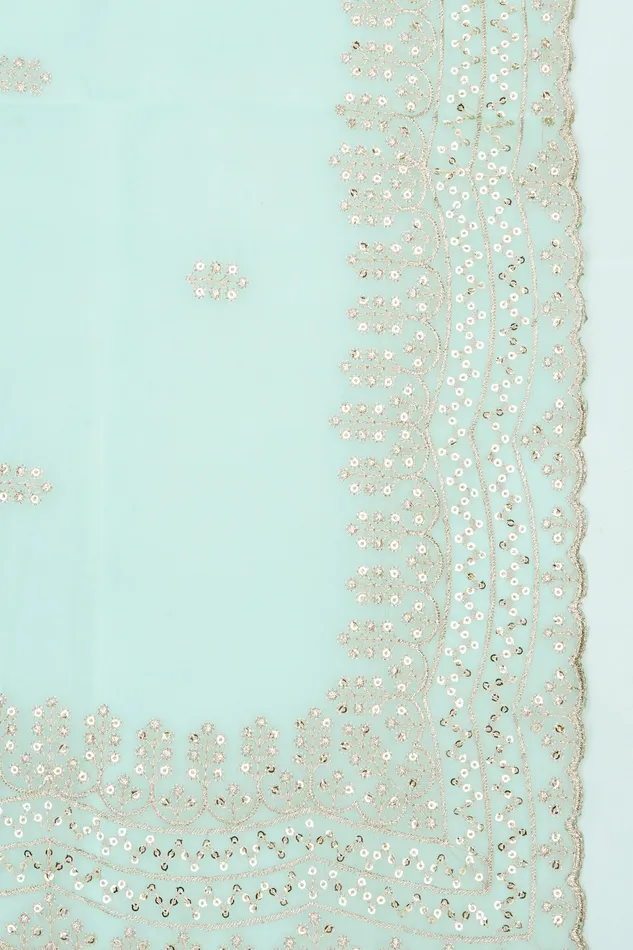 Teejh Nayra Light Green Sequin Embroidery Organza Saree Teejh Necklaces Teejh Nayra Light Green Sequin Embroidery Organza Saree Teejh Necklaces