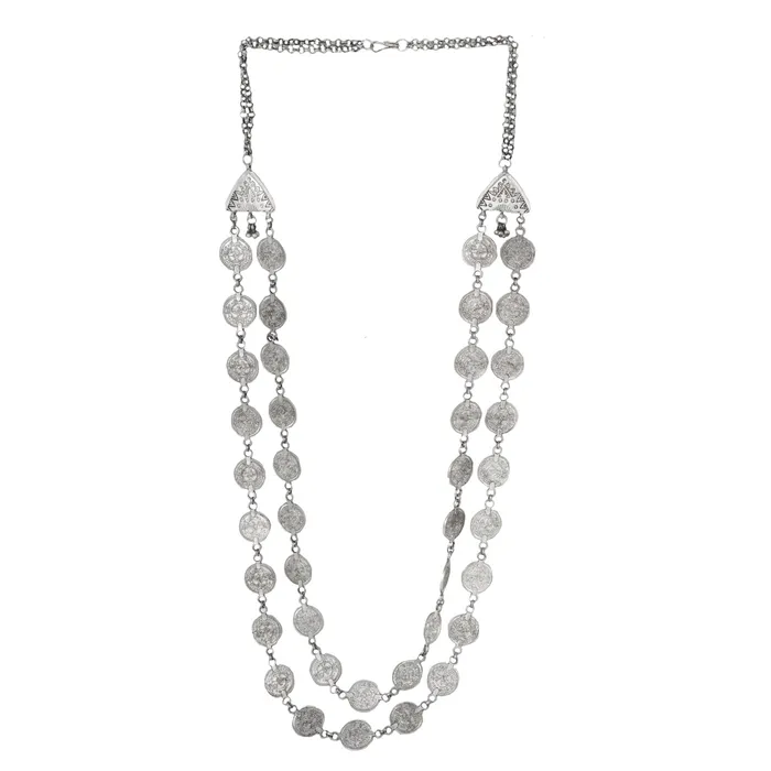Teejh Necklaces Teejh Banjari Coin Layered Necklace Set Teejh Necklaces Teejh Banjari Coin Layered Necklace Set