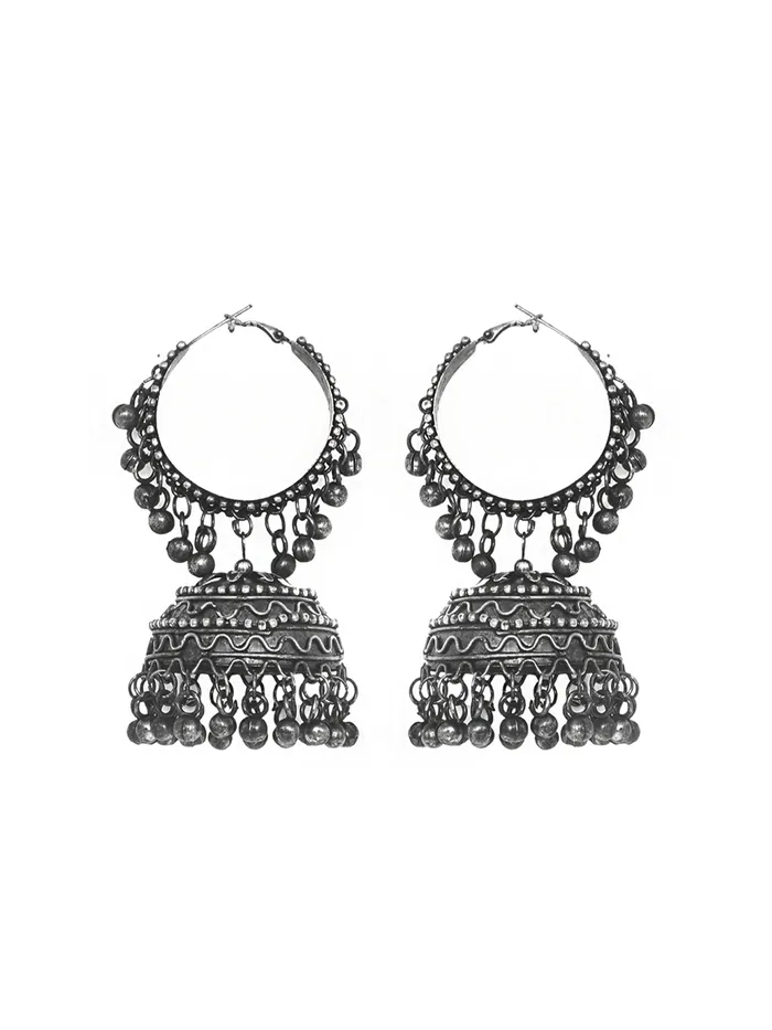 Teejh Rings TEEJH JUHI SILVER OXIDISED JEWELRY GIFT SET