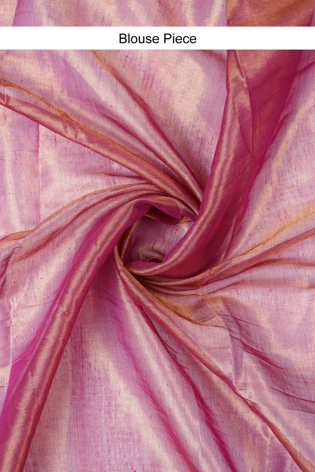 Teejh Trishika Magenta Tissue Saree Teejh Earrings Teejh Trishika Magenta Tissue Saree Teejh Earrings