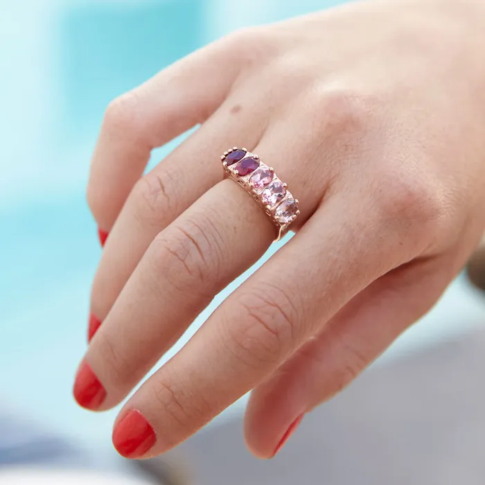 The FB Peony Ombre Ring Fox Bond Originals Rings