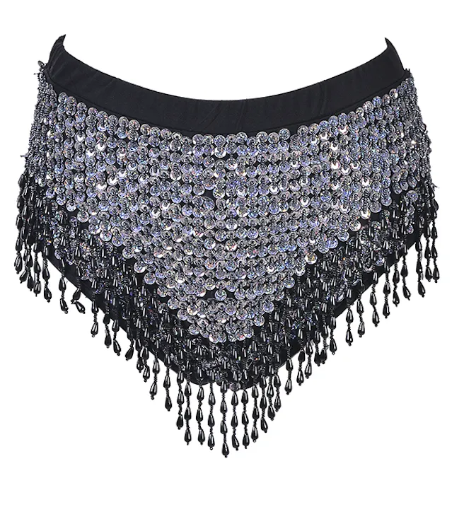 THE LUMi SHOP Earrings Hand Stitched Sequin High Waisted Bottoms Disco Barbie