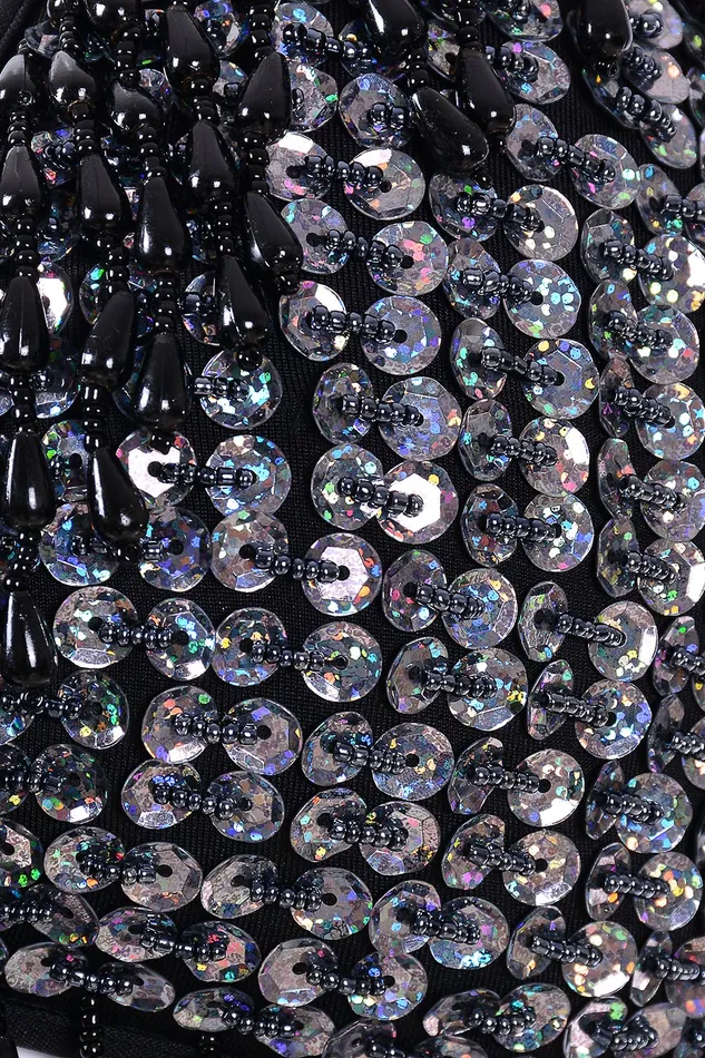 THE LUMi SHOP Earrings Hand Stitched Sequin High Waisted Bottoms Disco Barbie