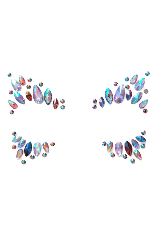 THE LUMi SHOP Earrings Midnight Opal Rhinestone Crystal Face Jewels