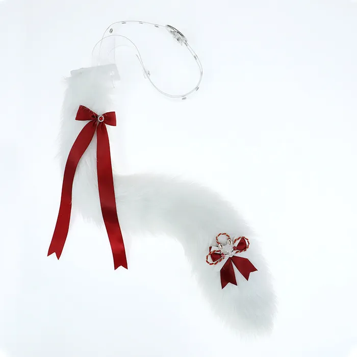 THE LUMI SHOP Earrings Red Fox Fuzzy Tail