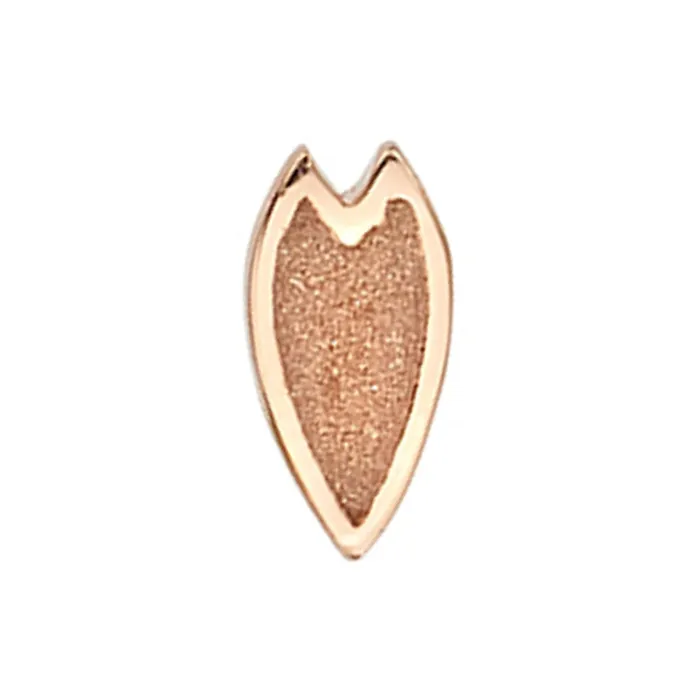 threadless Gate Bridge Cherry Blossom Petal Pin in Gold Body Vision BVLA Earrings threadless Gate Bridge Cherry Blossom Petal Pin in Gold Body Vision BVLA Earrings