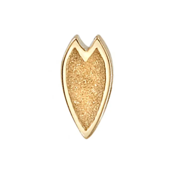 threadless Gate Bridge Cherry Blossom Petal Pin in Gold Body Vision BVLA Earrings