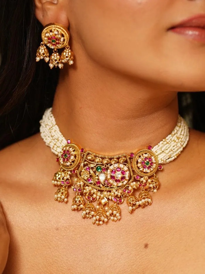 Trishla Gold Polki Set Sone Pe Suhaga Collection Attrangi PreStyled Sets